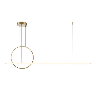 Lustra LED suspendata design geometric Halo alama