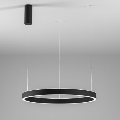Lustra LED circulara diametru 80cm CRISEIDE, alb, negru sau auriu