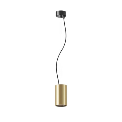 Pendul LED iluminat design tehnic Efir D-7,5cm 15W auriu