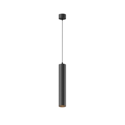 Pendul LED iluminat design tehnic FOCUS D-5,2cm negru