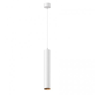Pendul LED iluminat design tehnic FOCUS D-5,2cm alb