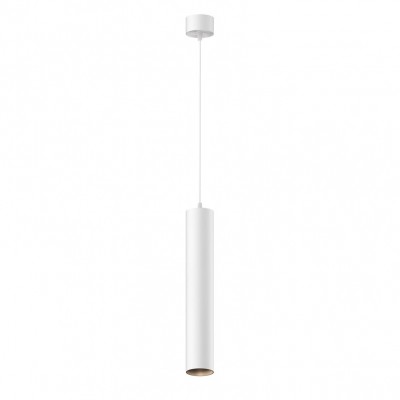 Pendul LED iluminat design tehnic FOCUS D-5,2cm alb