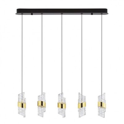 Lustra cu 5 pendule LED design modern Seneca