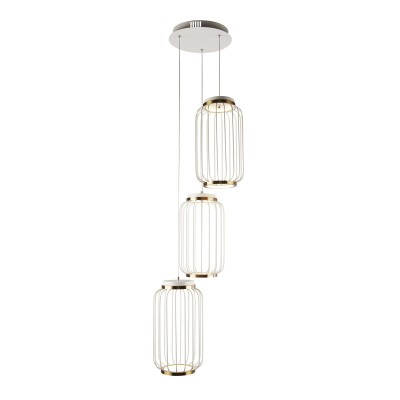 Lustra cu 3 pendule LED design ambiental Belle