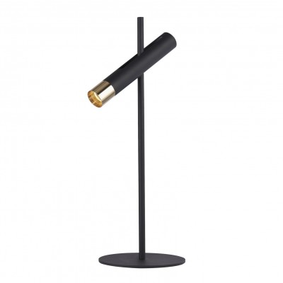 Veioza/Lampa de masa LED design minimalist Belle negru/auriu