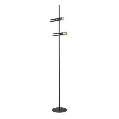 Lampadar/Lampa de podea LED design minimalist Belle negru/auriu