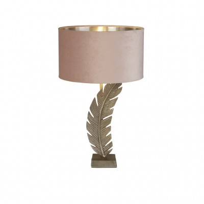 Veioza/Lampa de masa design lux elegant Belle argintiu/roz