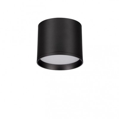Spot aplicat, Plafoniera LED Ziaza negru, 10cm