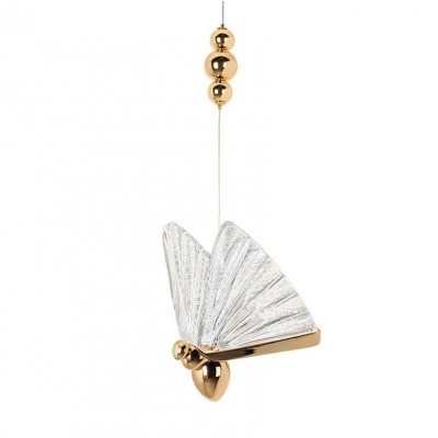 Pendul LED design modern Fluture M auriu