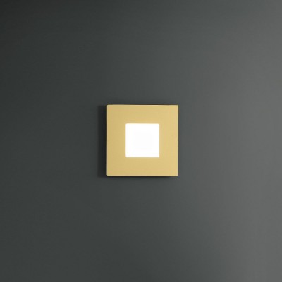 Aplica LED perete sau tavan BILDE 39x39cm, alb, negru sau auriu