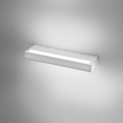 Aplica de perete lumina ambientala LED GAP DOUBLE alb L-32cm, 3000K
