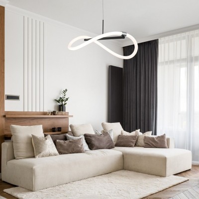 Lustra LED suspendata design modern Montema