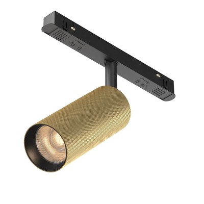 Spot LED, accesoriu pentru sina magnetica Exility, Artisan auriu mat 3000K