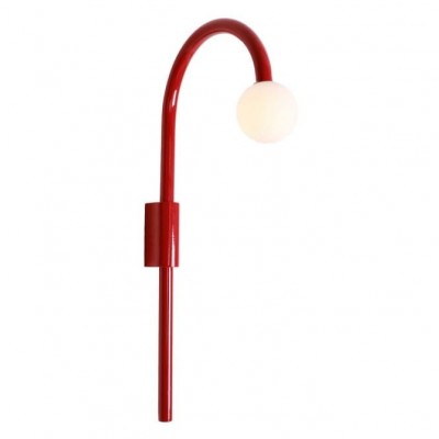 Aplica de perete LED design minimalist ENIGMA, Coral red