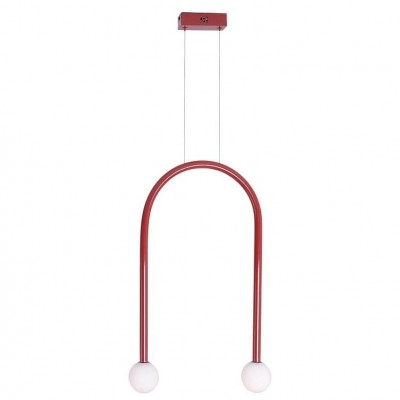  Lustra LED design minimalist ENIGMA, Coral red