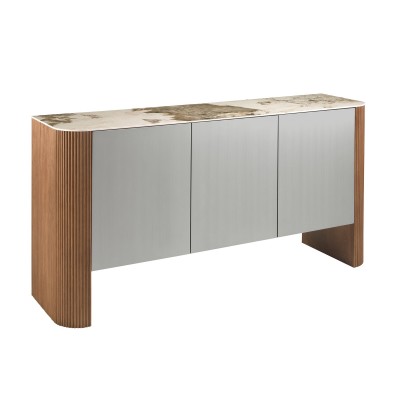 Comoda deosebita design LUX Walnut-Marble