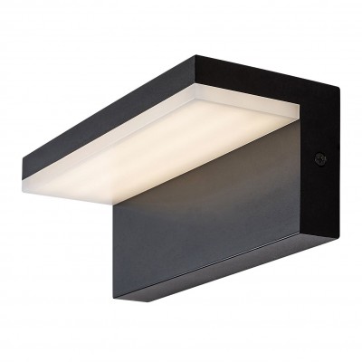 Aplica LED de perete pentru exterior IP54 Zaragoza negru