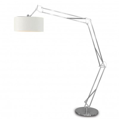 Lampadar XL modern cu brat articulat MILANO alb