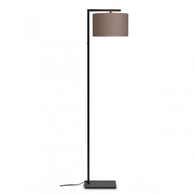 Lampadar, Lampa de podea moderna Boston negru/ sand grey