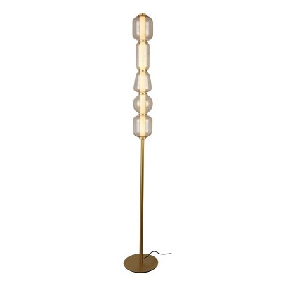 Lampadar, Lampa de podea design modern LED DECO auriu/ sampanie