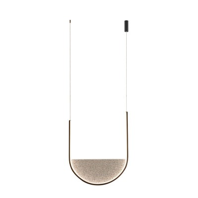 Lustra design modern LED DECO negru/ gri deschis