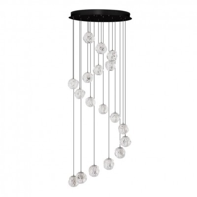 Lustra casa scarii cu pendule LED suspendate, deosebita design lux YFOS