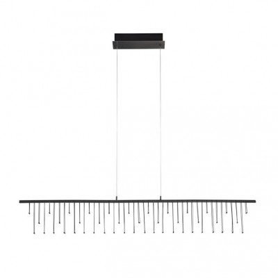 Lustra LED design ambiental deosebit Stellar L-120cm, negru