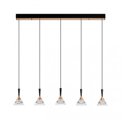 Lustra cu 5 pendule LED design modern PALUZ