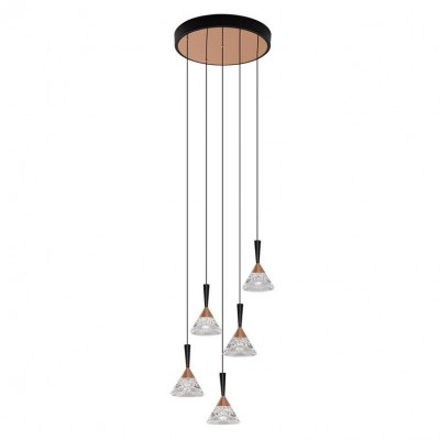 Lustra cu 5 pendule LED design modern PALUZ