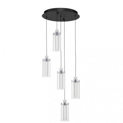 Lustra cu 5 pendule LED design modern LUNE