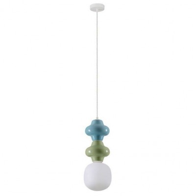 Pendul ceramic design modern CHIC verde/ albastru