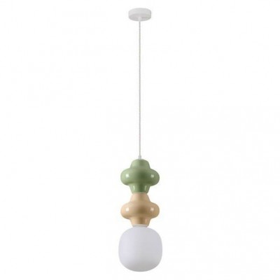 Pendul ceramic design modern CHIC verde/ galben