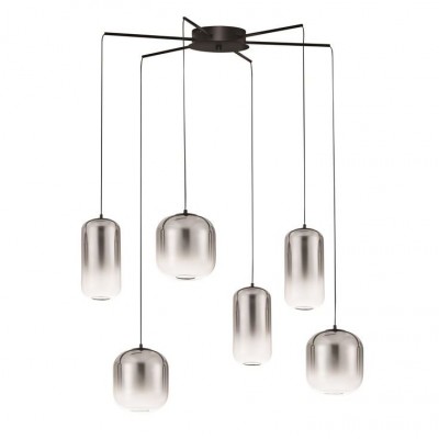 Lustra cu 6 pendule LED design modern AELIA