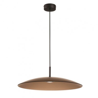 Lustra LED design modern POLIFEMO maro, 60cm