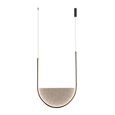 Lustra design modern LED DECO negru/ gri deschis