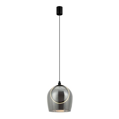 Lustra, Pendul design modern LED LIGHT fumuriu