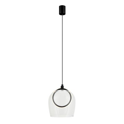 Lustra, Pendul design modern LED LIGHT transparent