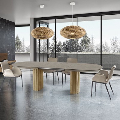 Masa dining extensibila design lux Irati