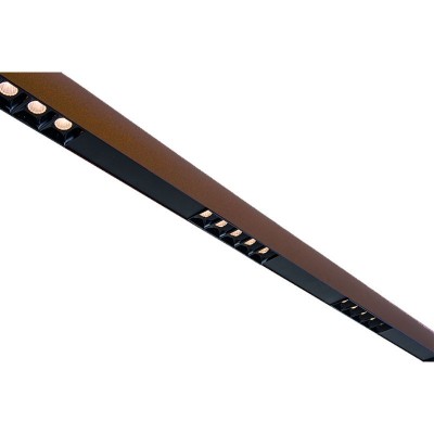 Lustra LED suspendata design liniar BRONZE-BLACK 50W