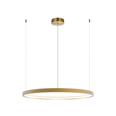 Lustra LED dimabila design modern Cirrcle D-60cm auriu