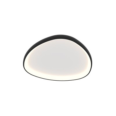 Plafoniera LED dimabila design slim Axel negru 60cm