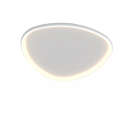 Plafoniera LED dimabila design slim Axel alba 80cm