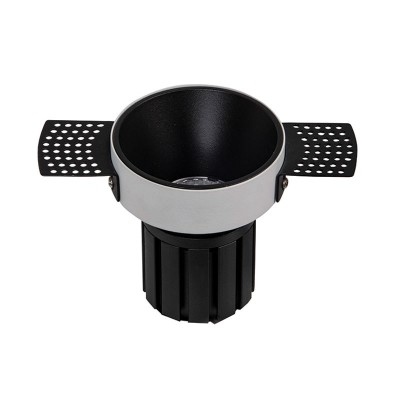 Spot LED incastrabil Trimless negru 6W 3000K