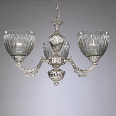 Candelabru cu 3 brate design italian din alama 9850