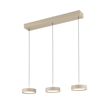 Lustra LED suspendata iluminat ambiental TEIDE khaki