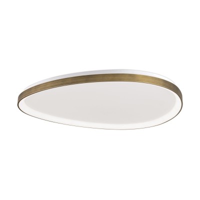 Plafonira LED XXL design modern slim CHARLIE patina D-80cm