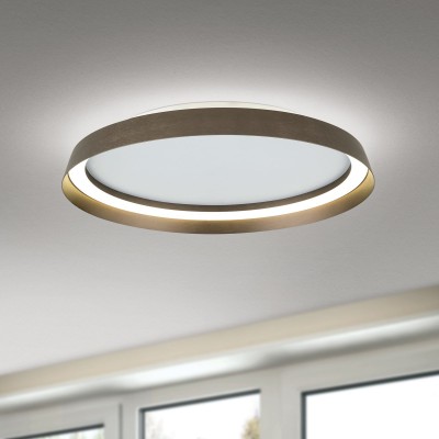 Plafoniera LED design circular MANTA D-45cm bronz