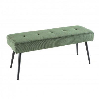 Bancheta tapitata design modern Boutique 100cm, verde