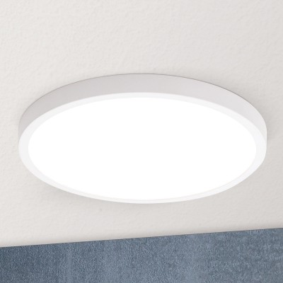 Plafoniera LED design slim LERO D-30cm 4000K alba