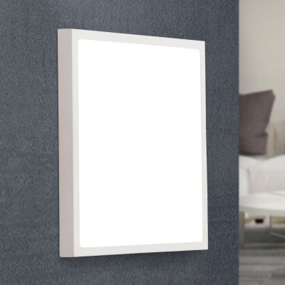 Plafoniera LED design slim LERO 30x30cm 3000K alba